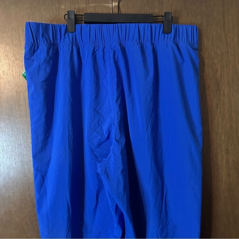 GAP Women's GapFit Recycled Fleece-Lined Track Pants Bristol Blue Sz XL Gym - Picture 4 of 12